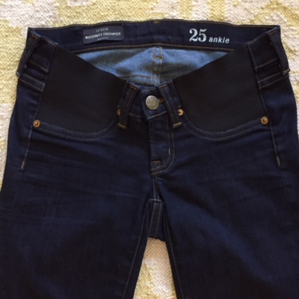 J. Crew Maternity Toothpick Jeans in Classic Rinse